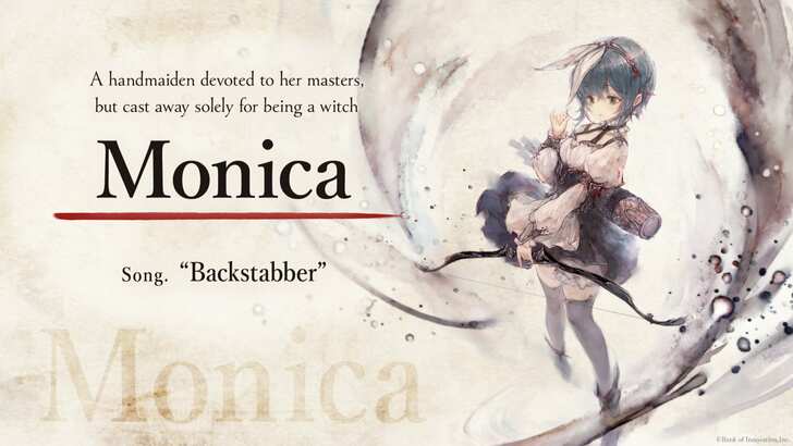 Monica promo card