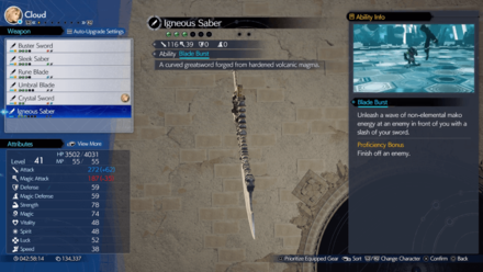 FF7 Rebirth - Attack Up