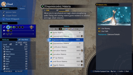 FF7 Rebirth - Empowerment Materia