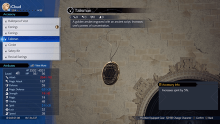 FF7 Rebirth - Talisman