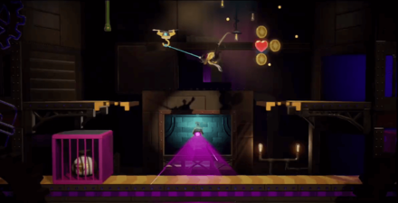 Princess Peach Showtime - Dashing Thief Peach Grappling Hook