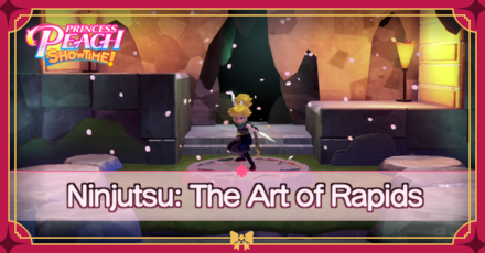 Princess Peach Showtime - Ninjutsu The Art of Rapids Banner.png