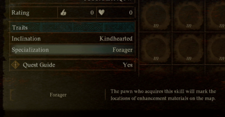 Dragons Dogma 2 - Forager Specialization