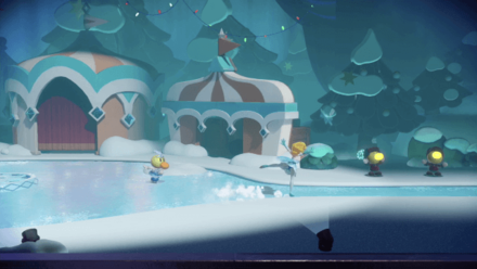 Princess Peach Showtime - A Snow Flower on Ice Hidden Spots 1