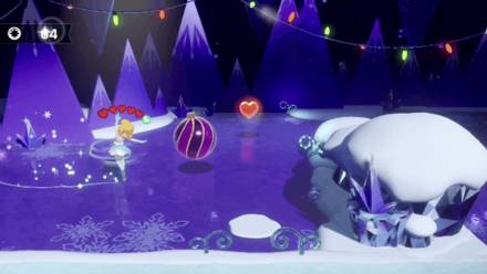 Princess Peach Showtime - A Snow Flower on Ice Hidden Spots 4