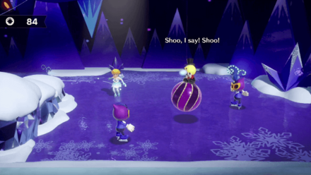 Princess Peach Showtime - A Snow Flower on Ice Dress Ribbon