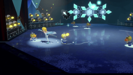 Princess Peach Showtime - A Snow Flower on Ice Sparkle Gems 6