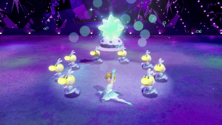 Princess Peach Showtime - A Snow Flower on Ice Sparkle Gems 10
