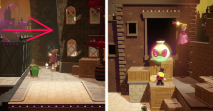 Princess Peach Showtime - The Perfect Infiltration Dress Ribbon Location