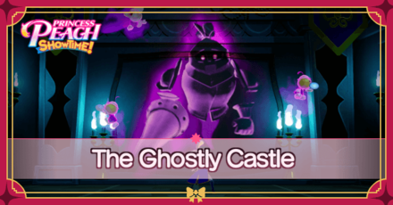 Princess Peach Showtime - The Ghostly Castle Banner