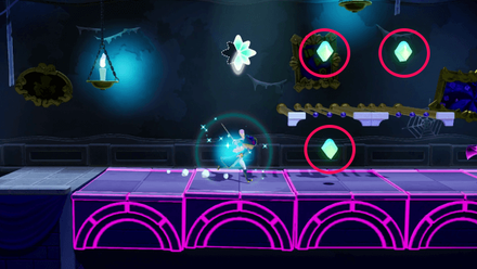 Princess Peach Showtime - The Ghostly Castle Sparkle Gems 3