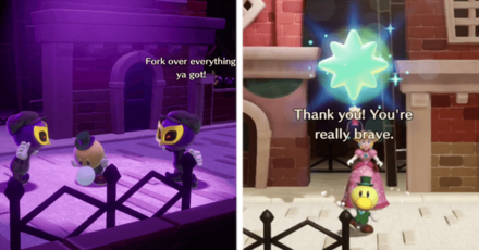 Princess Peach Showtime - The Case of the Missing Mural Sparkle Gems 1