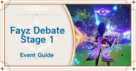 Genshin Impact - Fayz Supersense Timing Stage 1 Guide