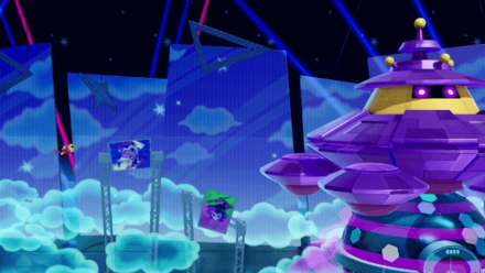 Princess Peach Showtime - Mighty Mission Alien Invasion Boss Battle 1