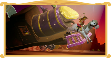 Princess Peach Showtime - Cowgirl at Dusk Stage Stage Image