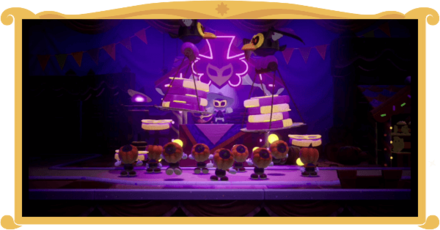 Princess Peach Showtime - Welcome to the Spooky Party Stage Image