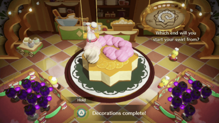 Princess Peach Showtime - Welcome to the Spooky Party Cake Minigame