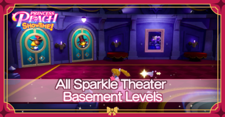 Princess Peach Showtime - All Sparkle Theater Basement Levels