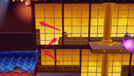 Princess Peach Showtime - Ninjutsu The Art of Flames Dress Ribbon 2