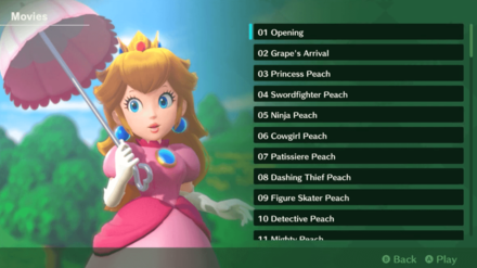 Princess Peach Showtime - Movies