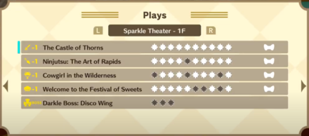 Princess Peach Showtime - Plays Sparkle Gems
