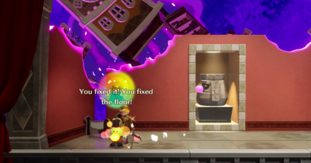 Princess Peach Showtime - The Dark Museum & the Purple Mystery Dress Ribbon.png