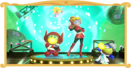 Princess Peach Showtime - Dark Space and the Great Meteor Stage Banner.png
