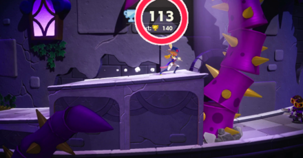 Princess Peach Showtime - Swordfighter Rehearsal 110 Points