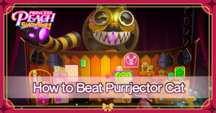 Princess Peach Showtime - How to Beat Purrjector Cat