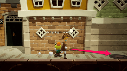 Princess Peach Showtime - The Case of the Rainy-Day Plot Hidden Spots 1