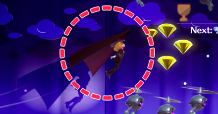 Princess Peach Showtime - Dashing Thief Rehearsal Collection Hit Box