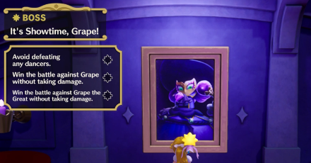 Princess Peach Showtime - Madame Grape Boss Challenges