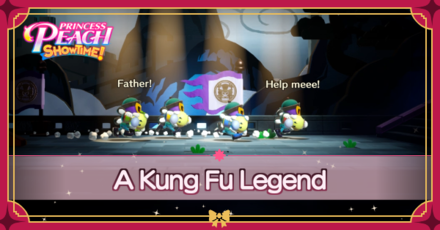 Princess Peach Showtime - A Kung Fu Legend Banner