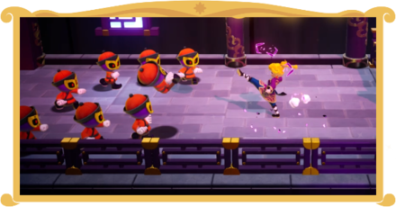 Princess Peach Showtime - A Kung Fu Legend Level Banner Template