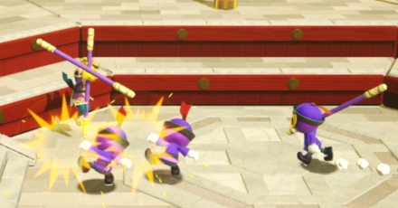 Princess Peach Showtime - Kung Fu Rehearsal Staff Enemies