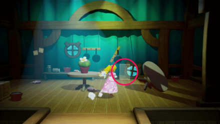 Princess Peach Showtime - Cowgirl in the Wilderness Hide and Seek Theet Location 1