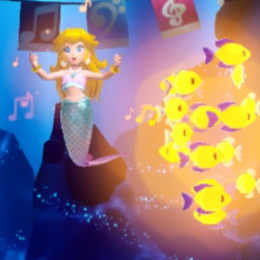 Princess Peach Showtime - Mermaid Peach Sing