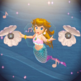 Princess Peach Showtime - Mermaid Peach Pose