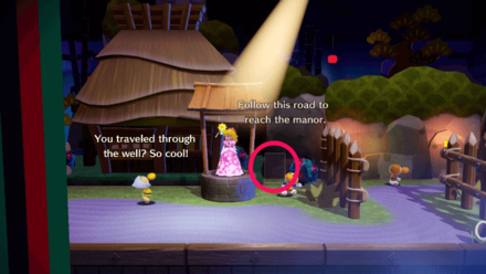 Princess Peach Showtime - Ninjutsu: The Art of Rapids Hide and Seek Theet Location 2