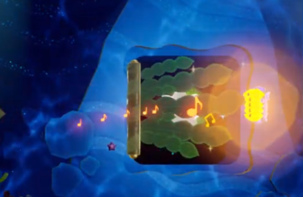 Princess Peach Showtime - Mermaid Peach Fish Pushing Kelp