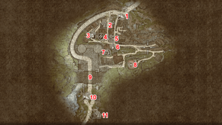 Checkpoint Rest Town Map