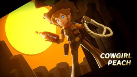 Princess Peach Showtime - Cowgirl Peach Transformation Cutscene