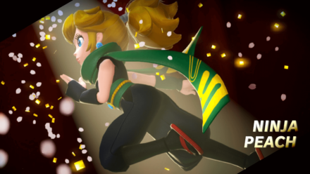 Princess Peach Showtime - Ninja Peach Transformation Cutscene