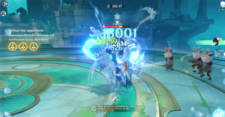 Genshin - Induced Stress at Low Temperature - Freeze and Shatter