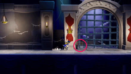 Princess Peach Showtime - The Ghostly Castle Hide and Seek Theet Location 3