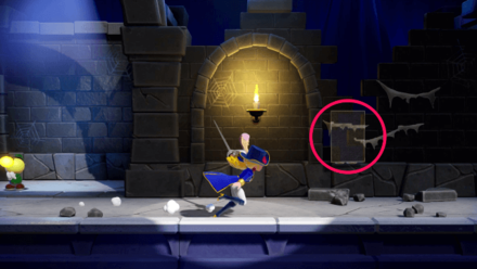 Princess Peach Showtime - The Ghostly Castle Hide and Seek Theet Location 2