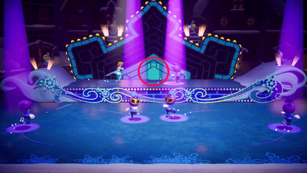 Princess Peach Showtime - A Parade on Ice Hide and Seek Theet Location 1