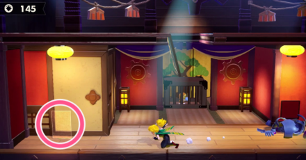 Princess Peach Showtime - Ninjutsu: The Art of Flames Hide and Seek Theet Location 3