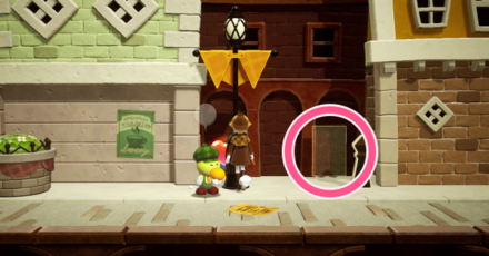 Princess Peach Showtime - The Case of the Rainy-Day Plot Hide and Seek Theet Location 1