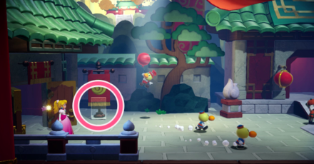 Princess Peach Showtime - A Kung Fu Tale Hide and Seek Theet Location 2